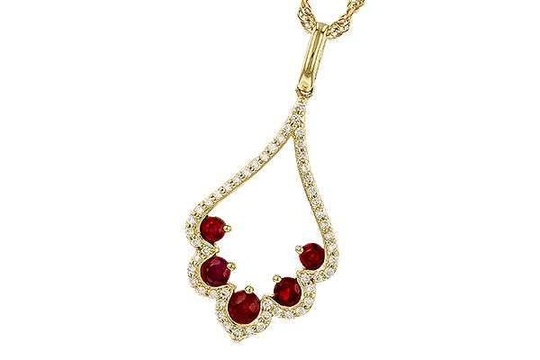 G319-81416: NECK .34 RUBY .53 TGW