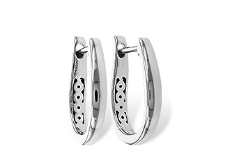 G320-69616: GOLD EARRINGS (15MM)