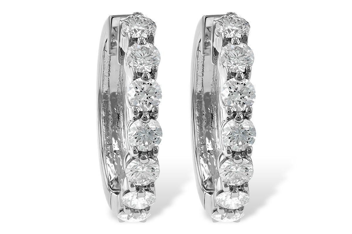 H047-03198: EARRINGS 2 CT TW