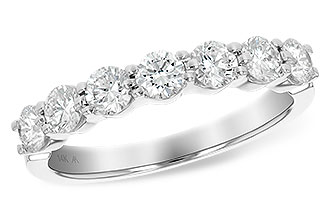 H138-87807: LDS DIA WED RG 1.00 TW (7 STONES)