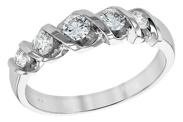 H138-88643: LDS WED RG .50 TW
