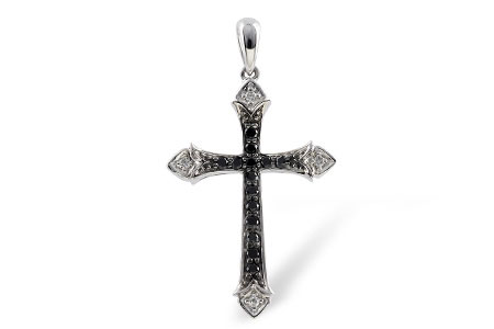 H232-46898: PENDANT .16 BLK DIAS .19 TW