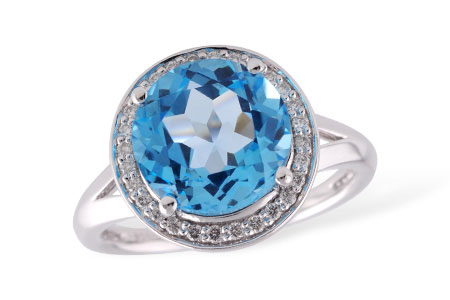 H233-39634: LDS RG 4.17 BLUE TOPAZ 4.32 TGW