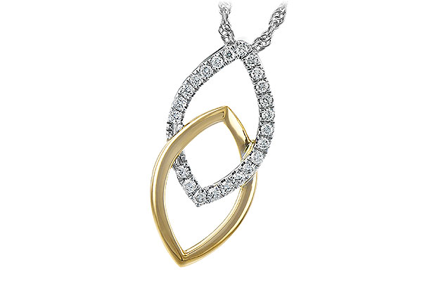 H235-25989: NECKLACE .20 TW