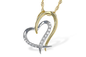 H236-12325: NECKLACE .15 TW