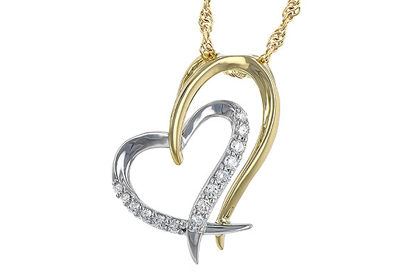 H236-12325: NECKLACE .15 TW