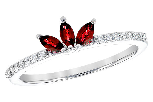 H318-86871: LDS WED RG .28 TW RUBY .36 TGW