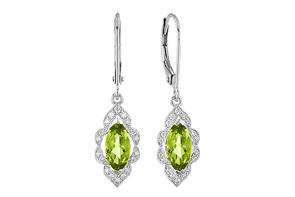 H318-88707: EARR 1.25 PERIDOT 1.40 TGW