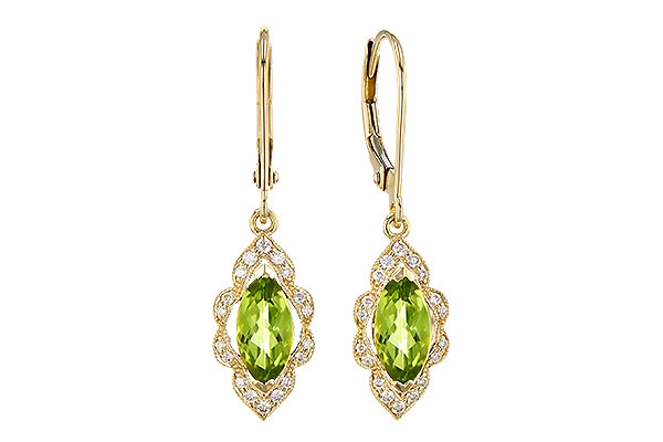 H318-88707: EARR 1.25 PERIDOT 1.40 TGW