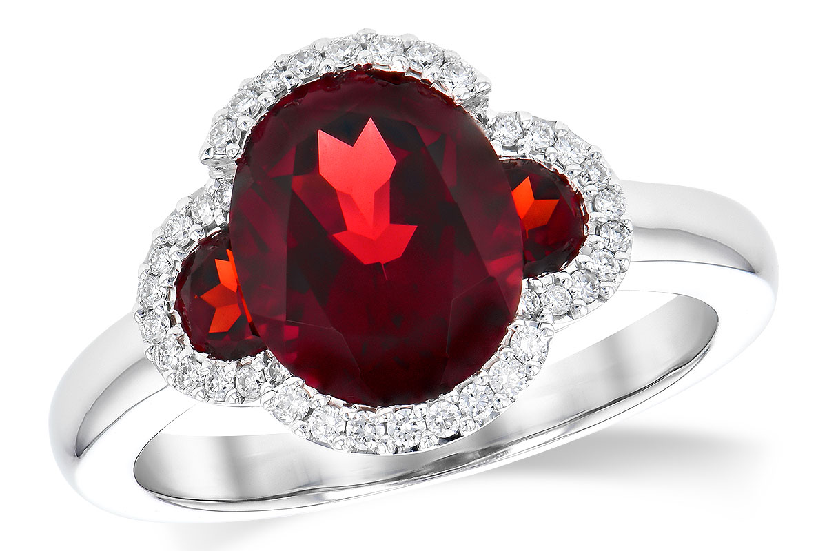 H318-88725: LDS RG 3.29 TW GARNET 3.45 TGW