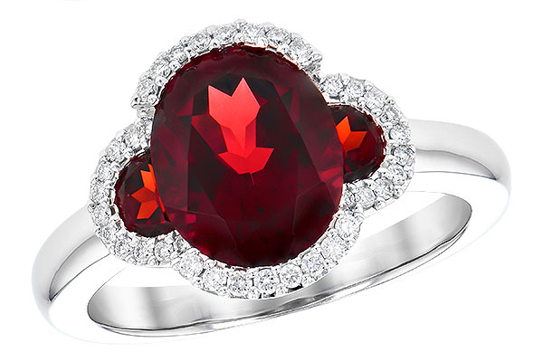 H318-88725: LDS RG 3.29 TW GARNET 3.45 TGW