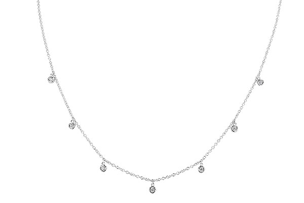 H319-74171: NECKLACE .12 TW (18")