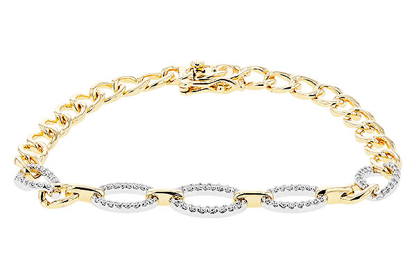 H319-75043: BRACELET .75 TW (INCLUDES BAR LINKS)