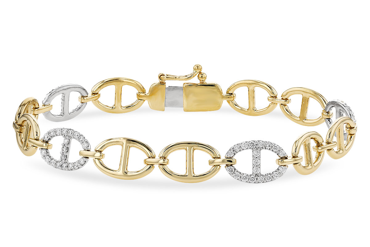 H319-81398: BRACELET .82 TW (7")