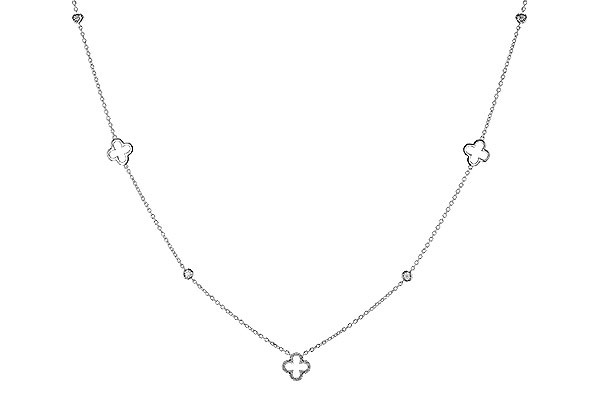 H320-65962: NECKLACE .20 TW (18")