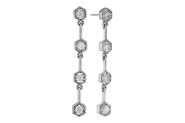 H320-70507: EARRINGS .25 TW