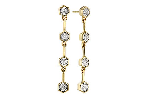H320-70507: EARRINGS .25 TW