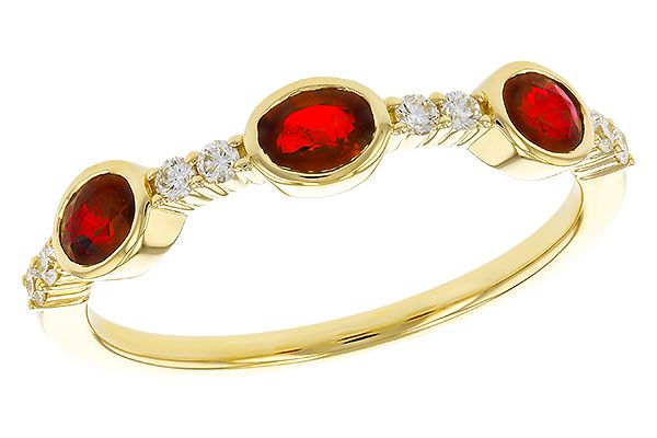H320-72280: LDS WED RG .66 TW RUBY .78 TGW