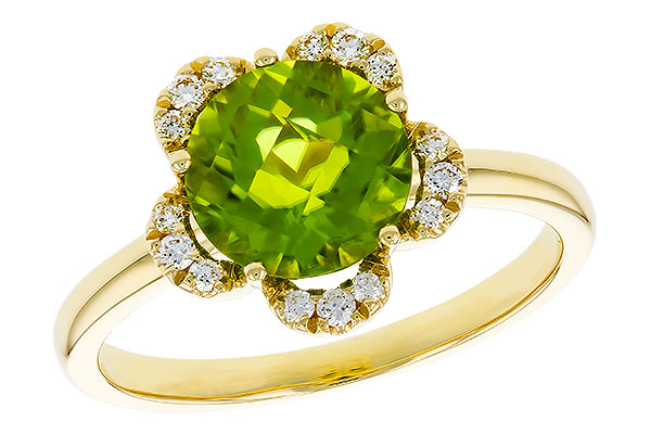 H320-72289: LDS RG 2.16 PERIDOT 2.28 TGW (8MM RD)