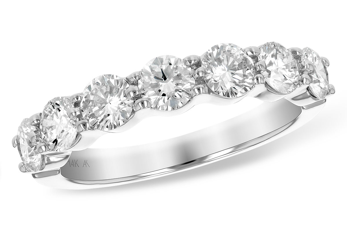 K138-87807: LDS DIA WED RG 1.50 TW (7 STONES)
