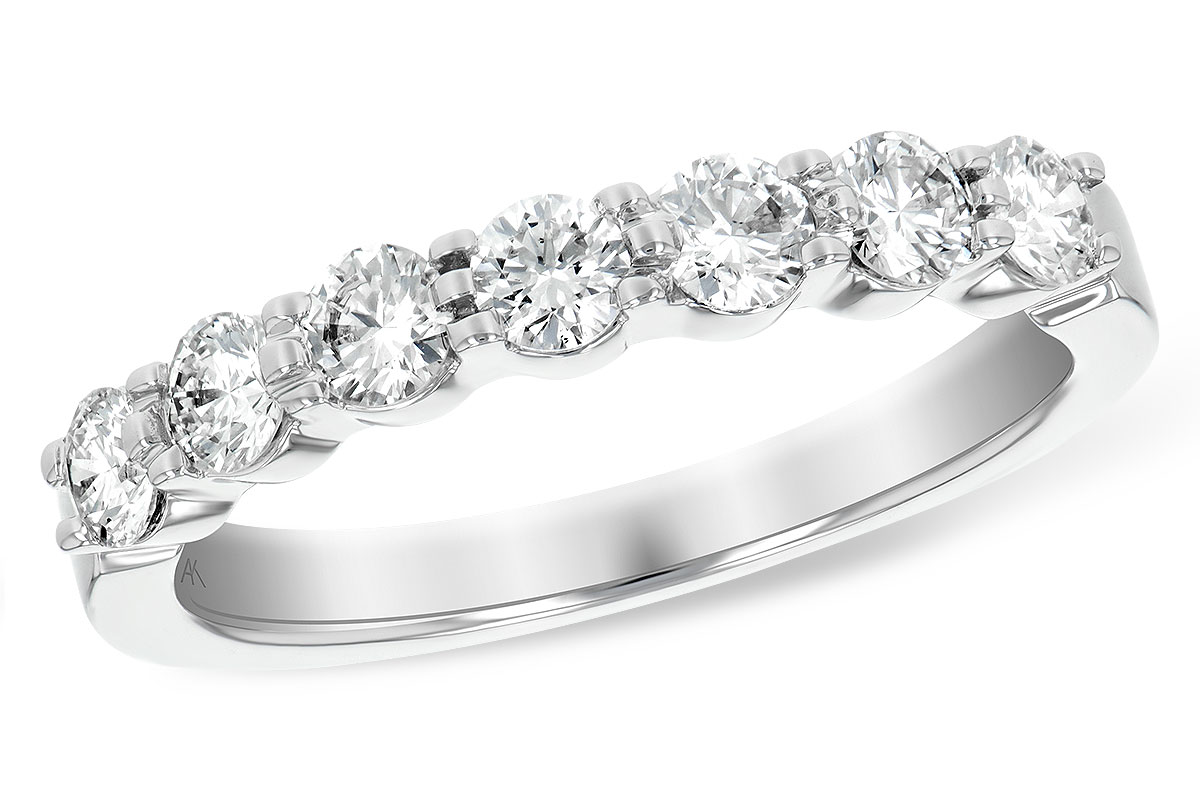 K138-87816: LDS DIA WED RG .75 TW (7 STONES)