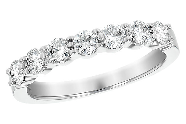K138-87816: LDS DIA WED RG .75 TW (7 STONES)