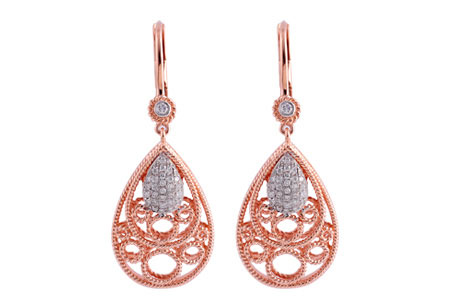 K230-64125: EARRINGS .18 TW