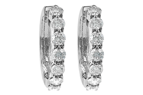 K231-57752: EARRINGS 2 CT TW