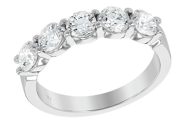 K231-61416: LDS DIA WED RG 1.50 TW (5 STONES)