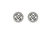K233-40471: EARRING JACKETS .24 TW (FOR 0.75-1.00 CT TW STUDS)