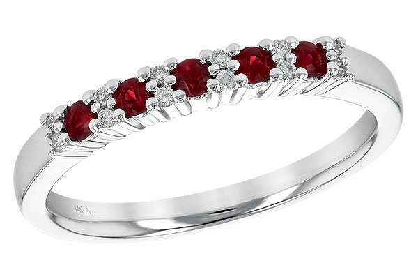 K236-10543: LDS WED RG .22 RUBY .29 TGW