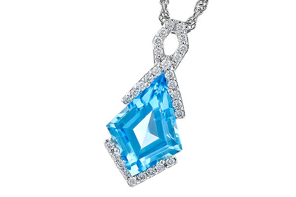 K318-84098: NECK 2.40 BLUE TOPAZ 2.53 TGW
