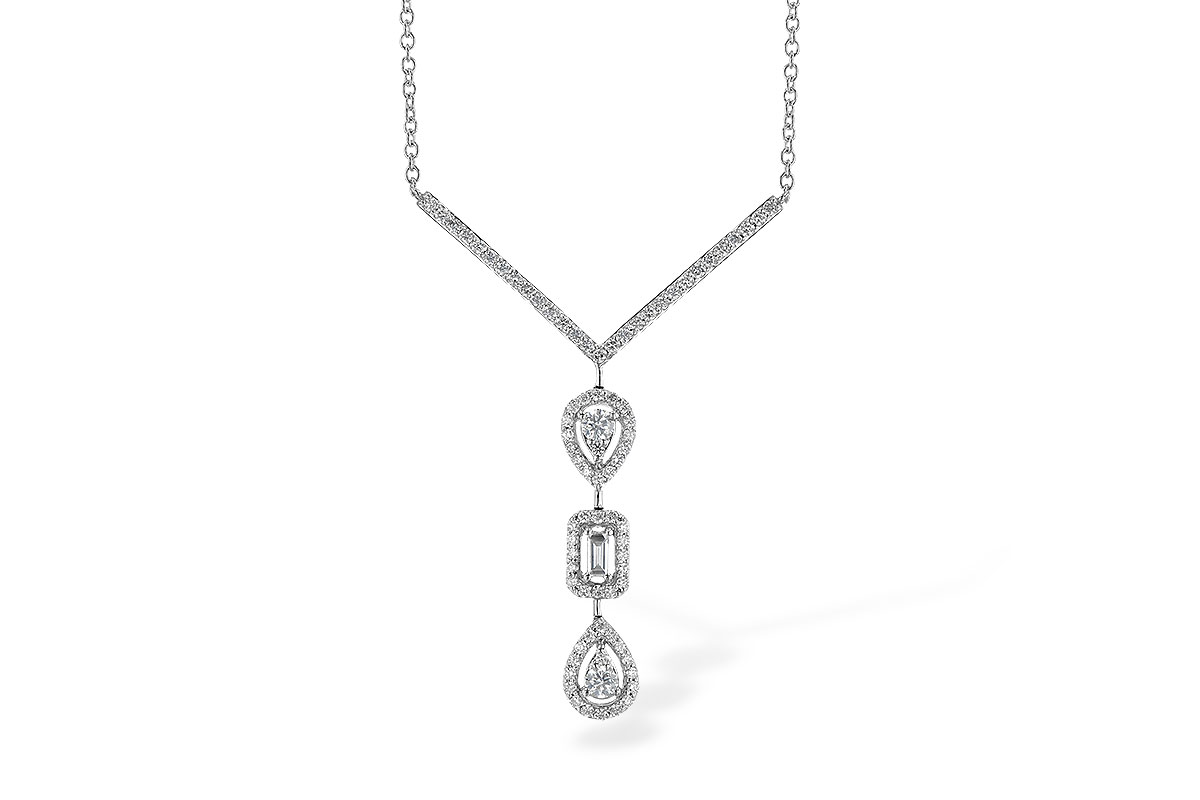 K318-85943: NECK .04 BAGUETTE .50 TW