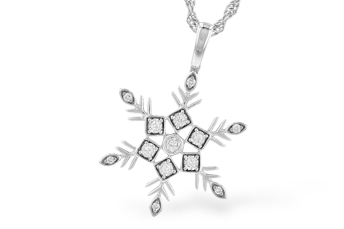 K318-90543: NECKLACE .07 TW