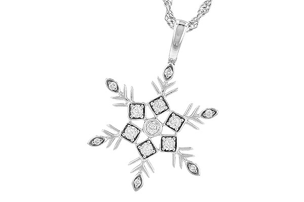 K318-90543: NECKLACE .07 TW