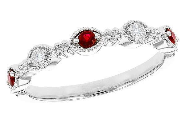 K319-75089: LDS WED RG .14 TW RUBY .23 TGW