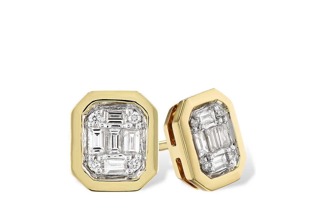 K319-80516: EARRINGS .13 BAG .16 TW