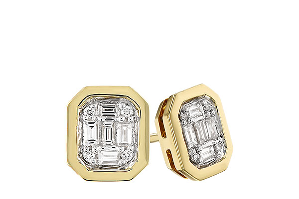 K319-80516: EARRINGS .13 BAG .16 TW
