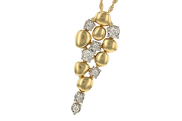 K320-64134: NECKLACE .25 TW