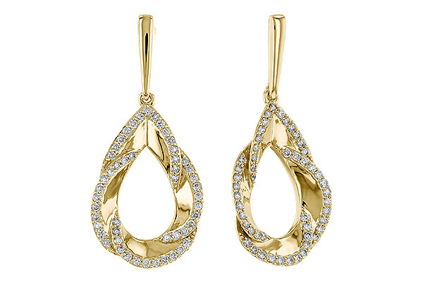 K320-65989: EARRINGS .50 TW