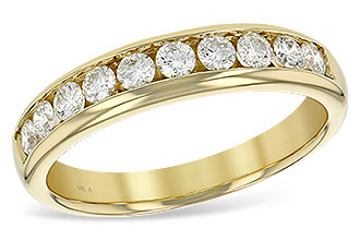 L138-87798: LDS WED RG .50 TW (10 STONES)