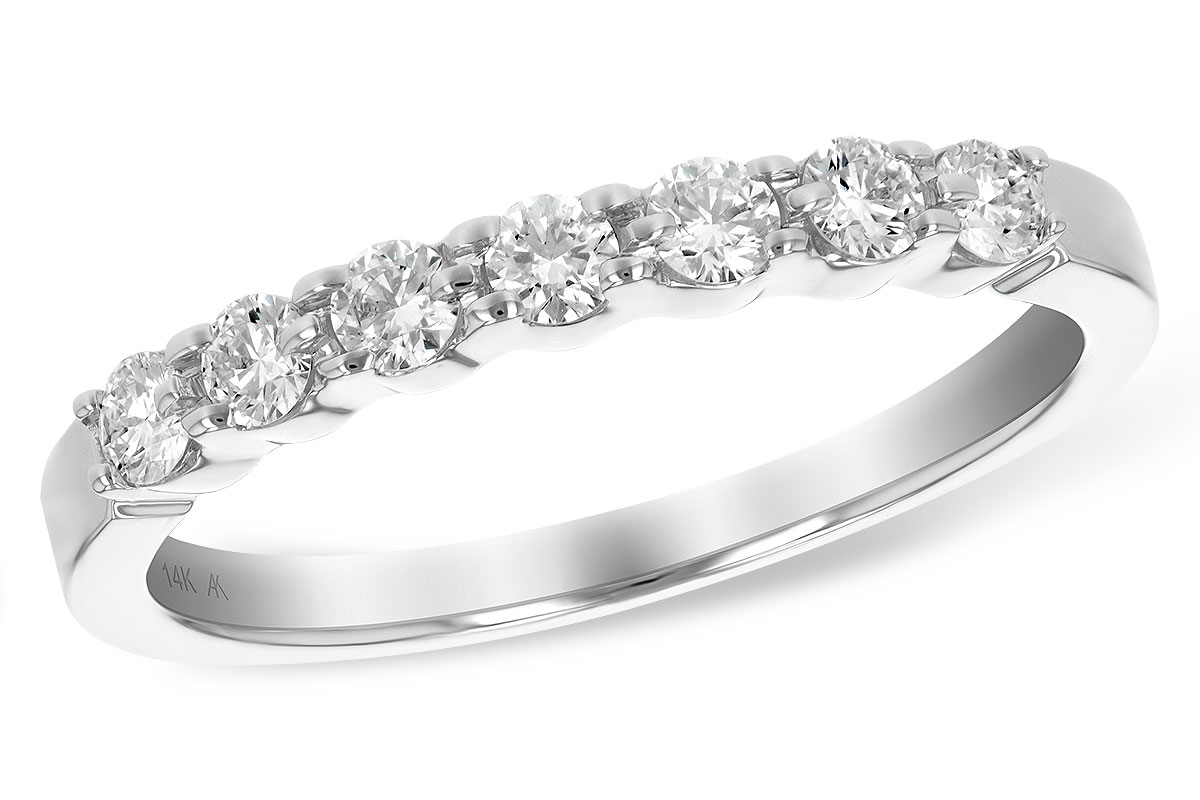 L229-77734: LDS DIA WED RG .33 TW (7 STONES)