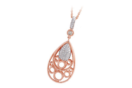 L230-64125: NECKLACE .20 TW