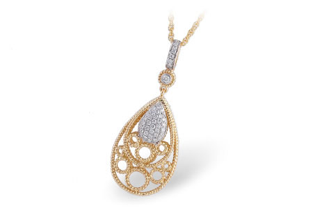 L230-64125: NECKLACE .20 TW