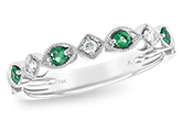 L230-71452: LDS WED RG .15 EMERALD .21 TGW