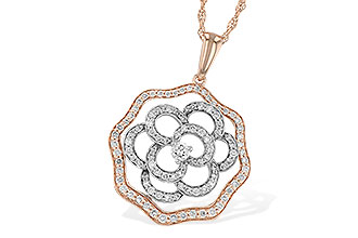 L234-29552: NECKLACE .73 TW