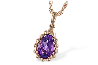 L235-22343: NECKLACE 1.06 CT AMETHYST
