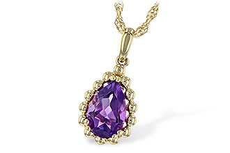 L235-22343: NECKLACE 1.06 CT AMETHYST