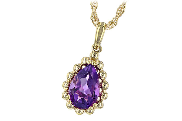 L235-22343: NECKLACE 1.06 CT AMETHYST