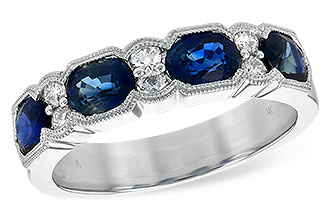 L235-26898: LDS WED RG 1.72 SAPPHIRE 1.90 TGW (5x4MM SAPP)